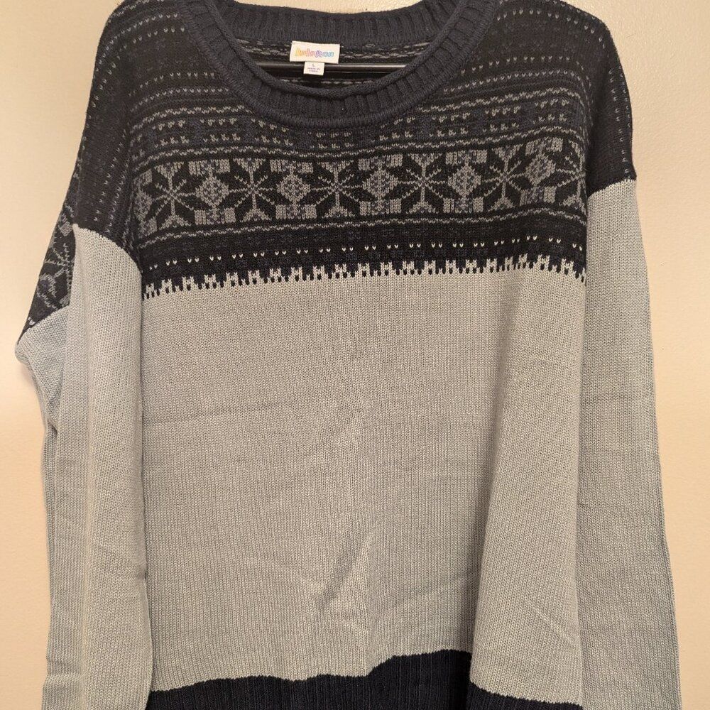 LuLaRoe Harper Knit Sweater, Large